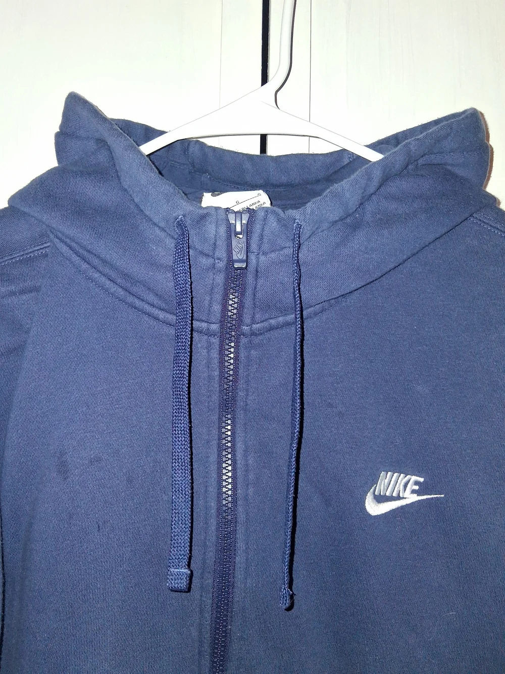 Nike Navy Blue Full-Zip Hoodie
